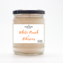 White Peach and Hibiscus