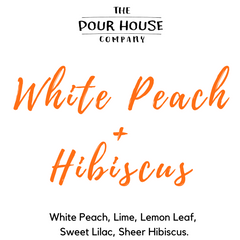 White Peach and Hibiscus