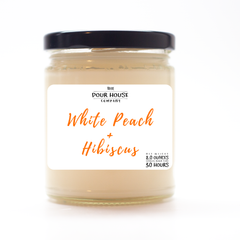 White Peach and Hibiscus